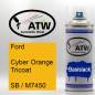 Preview: Ford, Cyber Orange Tricoat, SB / M7450: 400ml Sprühdose, von ATW Autoteile West.